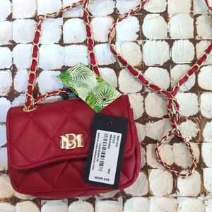 Badgley Mischka small Red Crossbody NWT